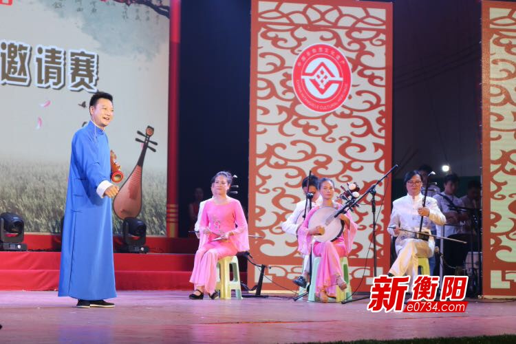 祁东渔鼓在湖南(衡阳)传统曲艺邀请赛上夺金奖