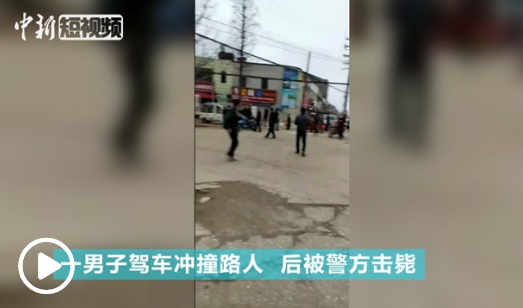 湖北发生驾车撞人事件已致7死多伤 肇事者被警方击毙
