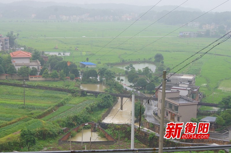 记者走基层探访衡阳县库宗桥镇华山村防汛抗灾