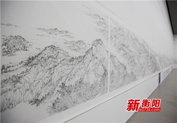 《锦绣潇湘·南岳衡山七十二峰图》将进京参加全国美展