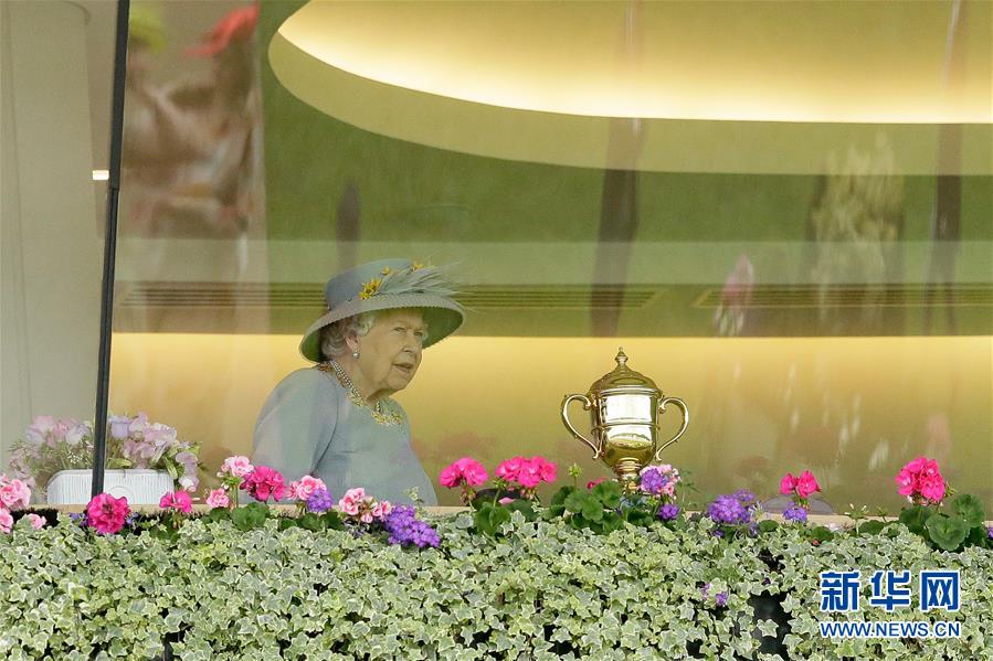 6月20日，在英国阿斯科特，英国女王伊丽莎白二世出席皇家阿斯科特赛马会。